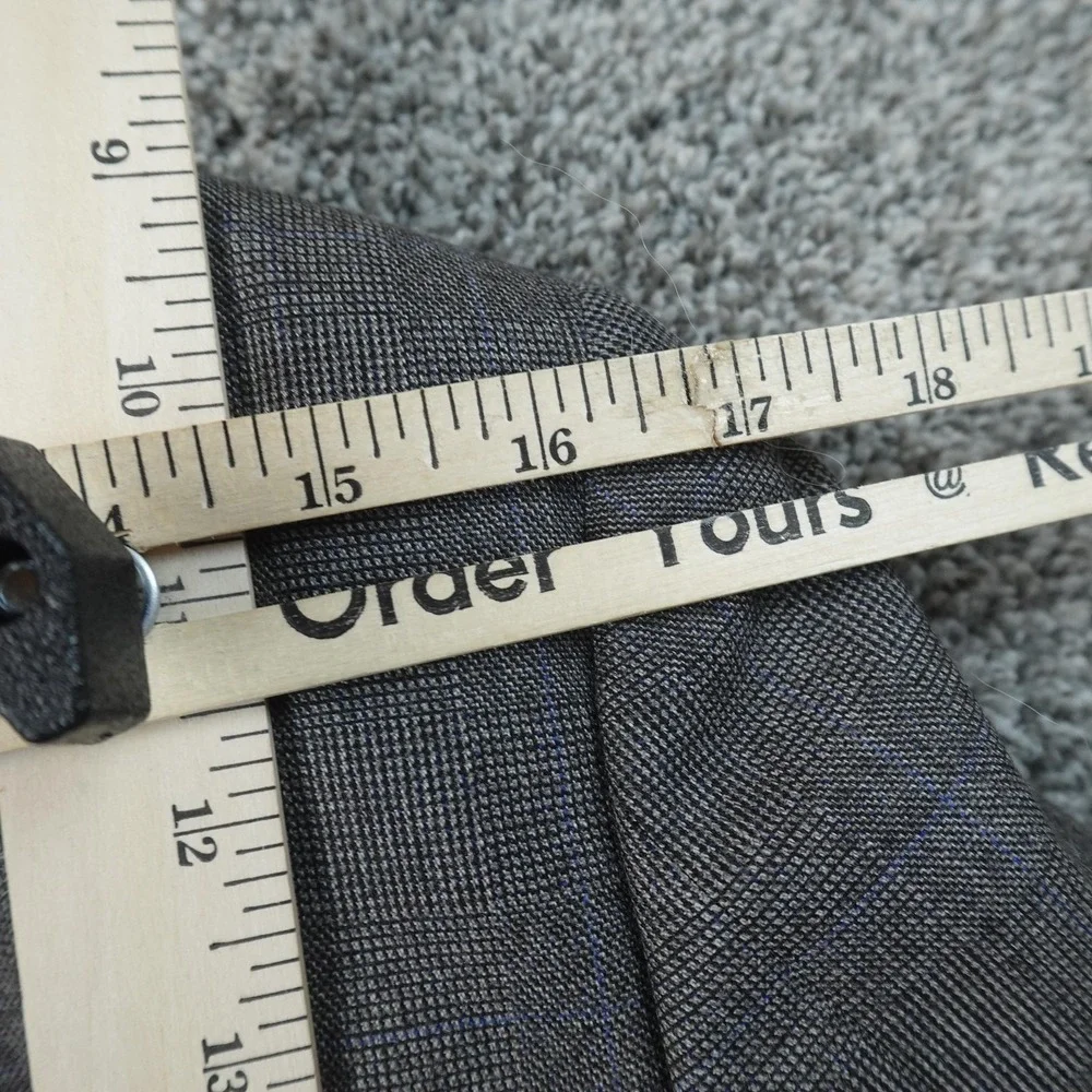 VTG Christian Dior Blazer Mens M Gray Wool Button Sport Coat Suit Jacket Top USA